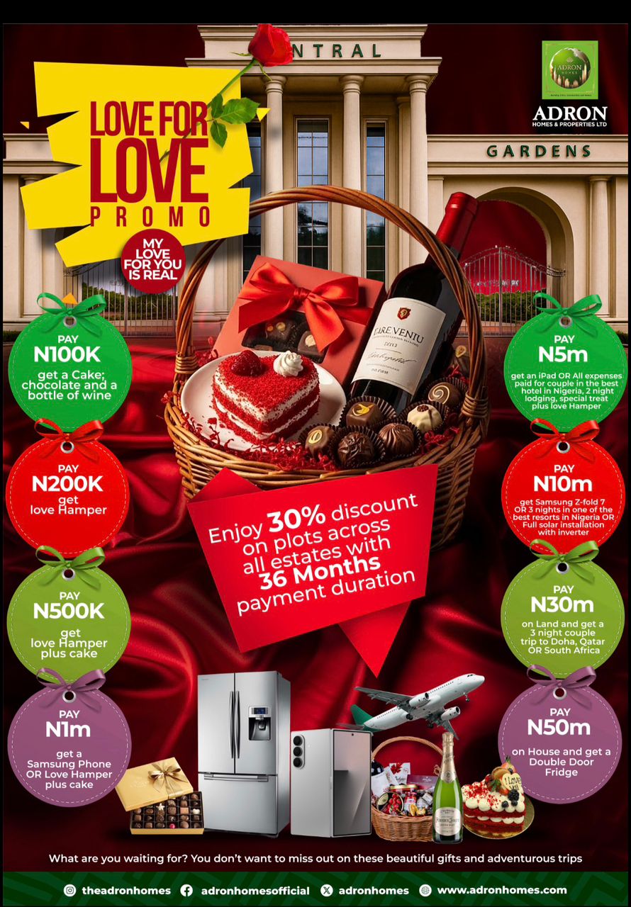 Adron Homes “Love for Love” Valentine Promo
