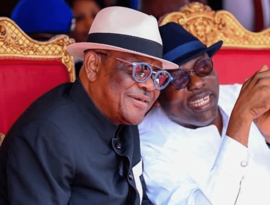 Wike and Fubara speaking at a public event