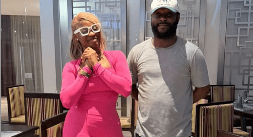 King Mitchy with Seyi Tinubu