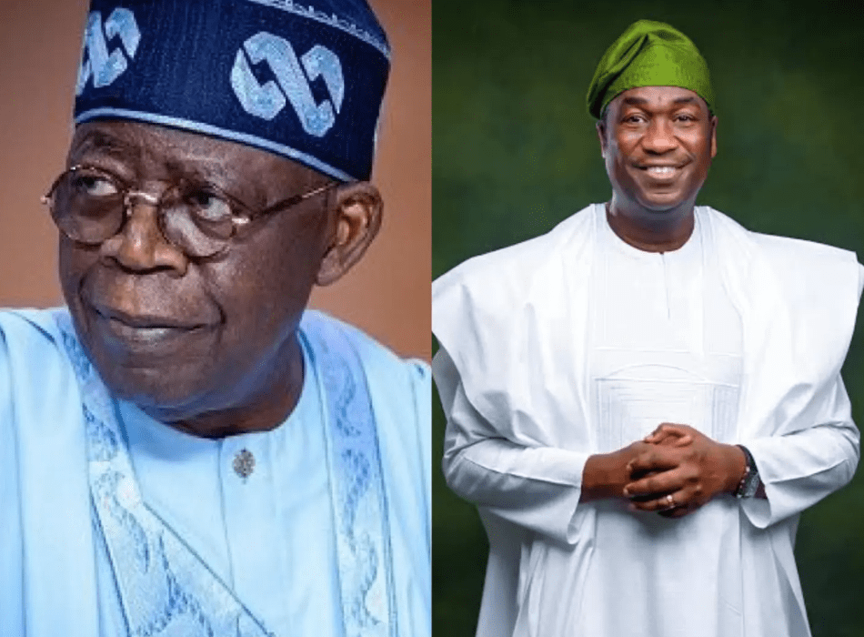 Asiwaju Bola Ahmed Tinubu and Obafemi Hamzat