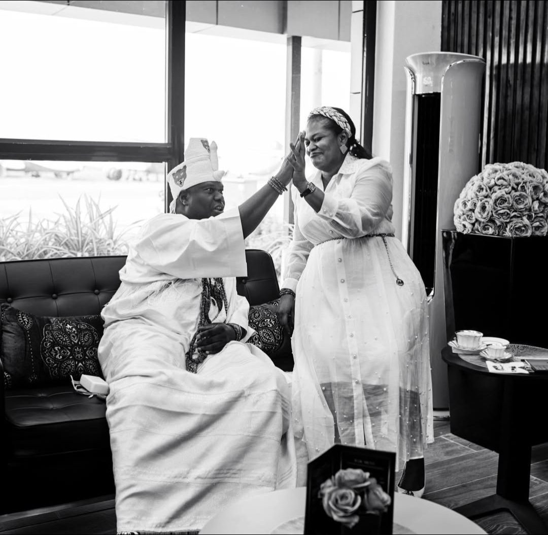 Ooni-Orisa and wife welcomes a baby boy