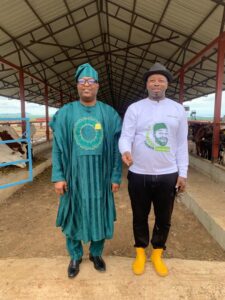 Adron Homes visit to Niger Foods Breeding and Feedlot Center