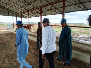 Adron Homes visit to Niger Foods Breeding and Feedlot Center